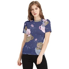 Cute Kittens Sleep Sweetly Mugs Women s Short Sleeve Rash Guard by Simbadda