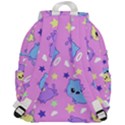 Seamless Pattern With Cute Kawaii Kittens Top Flap Backpack View3