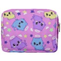 Seamless Pattern With Cute Kawaii Kittens Make Up Pouch (Large) View2