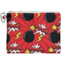 Pop Art Comic Pattern Bomb Boom Explosion Background Canvas Cosmetic Bag (XXL) View1