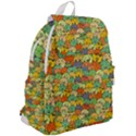 Seamless Pattern With Doodle Bunny Top Flap Backpack View2