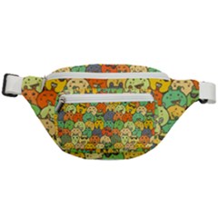 Seamless Pattern With Doodle Bunny Fanny Pack by Simbadda