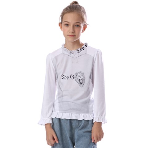 (2)dx Hoodie  Kids  Frill Detail Tee by Alldesigners