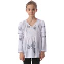 (2)Dx hoodie Kids  V Neck Casual Top View1