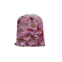 Cherry-blossoms Drawstring Pouch (medium) by Excel