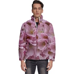 Cherry-blossoms Men s Puffer Bubble Jacket Coat by Excel