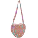 Cute-kawaii-kittens-seamless-pattern Heart Shoulder Bag View2