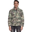 Camouflage Design Men s Puffer Bubble Jacket Coat View1