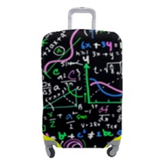 Math-linear-mathematics-education-circle-background Luggage Cover (small) by Simbadda