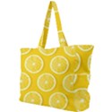 Lemon-fruits-slice-seamless-pattern Simple Shoulder Bag View1