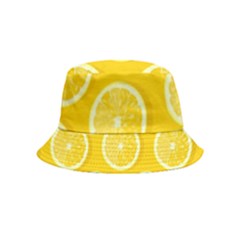 Lemon-fruits-slice-seamless-pattern Bucket Hat (kids) by Simbadda