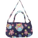 Owl-stars-pattern-background Removable Strap Handbag View1