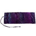 Feather Pattern Texture Form Roll Up Canvas Pencil Holder (S) View1