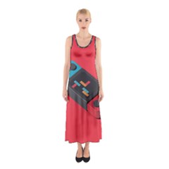 Gaming Console Video Sleeveless Maxi Dress by Grandong