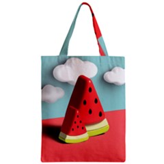 Strawberries Fruit Zipper Classic Tote Bag by Grandong