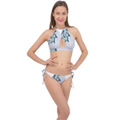 Shiva Cross Front Halter Bikini Set by 3147318