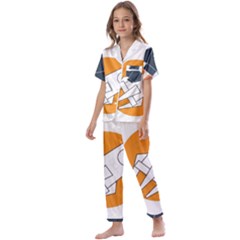 Img 20230716 190400 Img 20230716 190422 Kids  Satin Short Sleeve Pajamas Set by 3147330