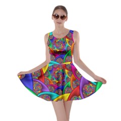 Color Spiral Skater Dress by Proyonanggan