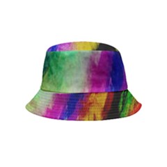 Colorful Abstract Paint Splats Background Bucket Hat (kids) by Proyonanggan