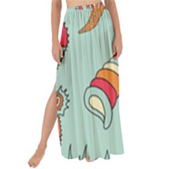 Seahorse Seashell Starfish Shell Maxi Chiffon Tie-up Sarong by Proyonanggan