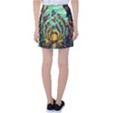 Monkey Tiger Bird Parrot Forest Jungle Style Tennis Skirt View2