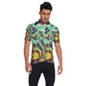 Monkey Tiger Bird Parrot Forest Jungle Style Men s Short Sleeve Cycling Jersey View3