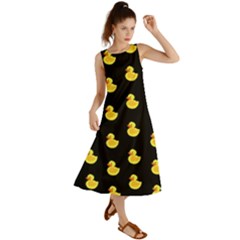 Rubber Duck Summer Maxi Dress by Valentinaart