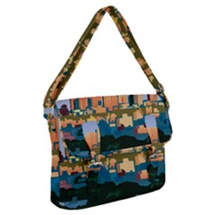 City Buildings Urban Dawn Buckle Messenger Bag by Bangk1t