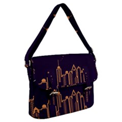 Skyscraper Town Urban Towers Buckle Messenger Bag by Bangk1t