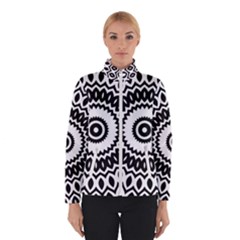 Circular Concentric Radial Symmetry Abstract Women s Bomber Jacket by pakminggu