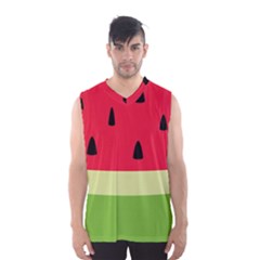 Watermelon Fruit Food Healthy Vitamins Nutrition Men s Basketball Tank Top by pakminggu