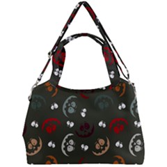 Art Halloween Pattern Creepy Design Digital Papers Double Compartment Shoulder Bag by pakminggu