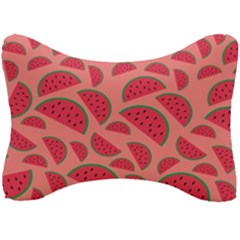 Watermelon Red Food Fruit Healthy Summer Fresh Seat Head Rest Cushion by pakminggu