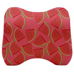 Watermelon Background Watermelon Wallpaper Velour Head Support Cushion by pakminggu