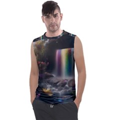 Waterfall Rainbow Men s Regular Tank Top by Ravend