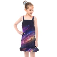 Universe Space Star Rainbow Kids  Overall Dress by Ravend