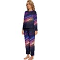 Universe Space Star Rainbow Womens  Long Sleeve Lightweight Pajamas Set View2