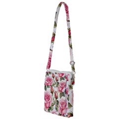 Flower Rose Pink Multi Function Travel Bag by Ravend