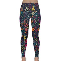 Doodle Pattern Classic Yoga Leggings by Grandong