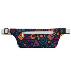 Doodle Pattern Active Waist Bag by Grandong