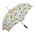 Vector Baby Dino Seamless Pattern Straight Umbrellas View2