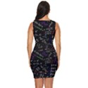 Mathematics  Physics Maths Math Pattern Draped Bodycon Dress View4