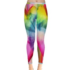 Heart Design Inside Out Leggings by Trending