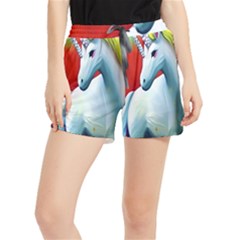 Unicorn Design Women s Runner Shorts by Trending