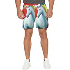 Unicorn Design Men s Runner Shorts by Trending