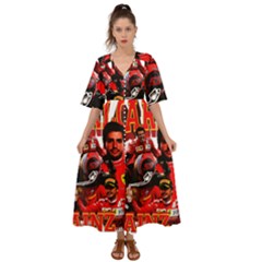 Carlos Sainz Kimono Sleeve Boho Dress by Boster123