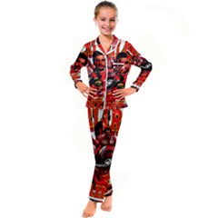 Carlos Sainz Kids  Satin Long Sleeve Pajamas Set by Boster123