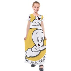 Casper2 Kids  Short Sleeve Maxi Dress by RuuGallery10