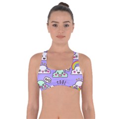 Cloud-seamless-pattern -- Got No Strings Sports Bra by pakminggu