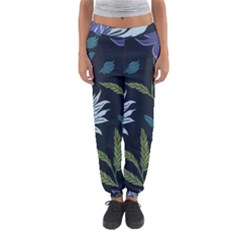 Abstract Floral- Ultra-stead Pantone Fabric Women s Jogger Sweatpants by shoopshirt